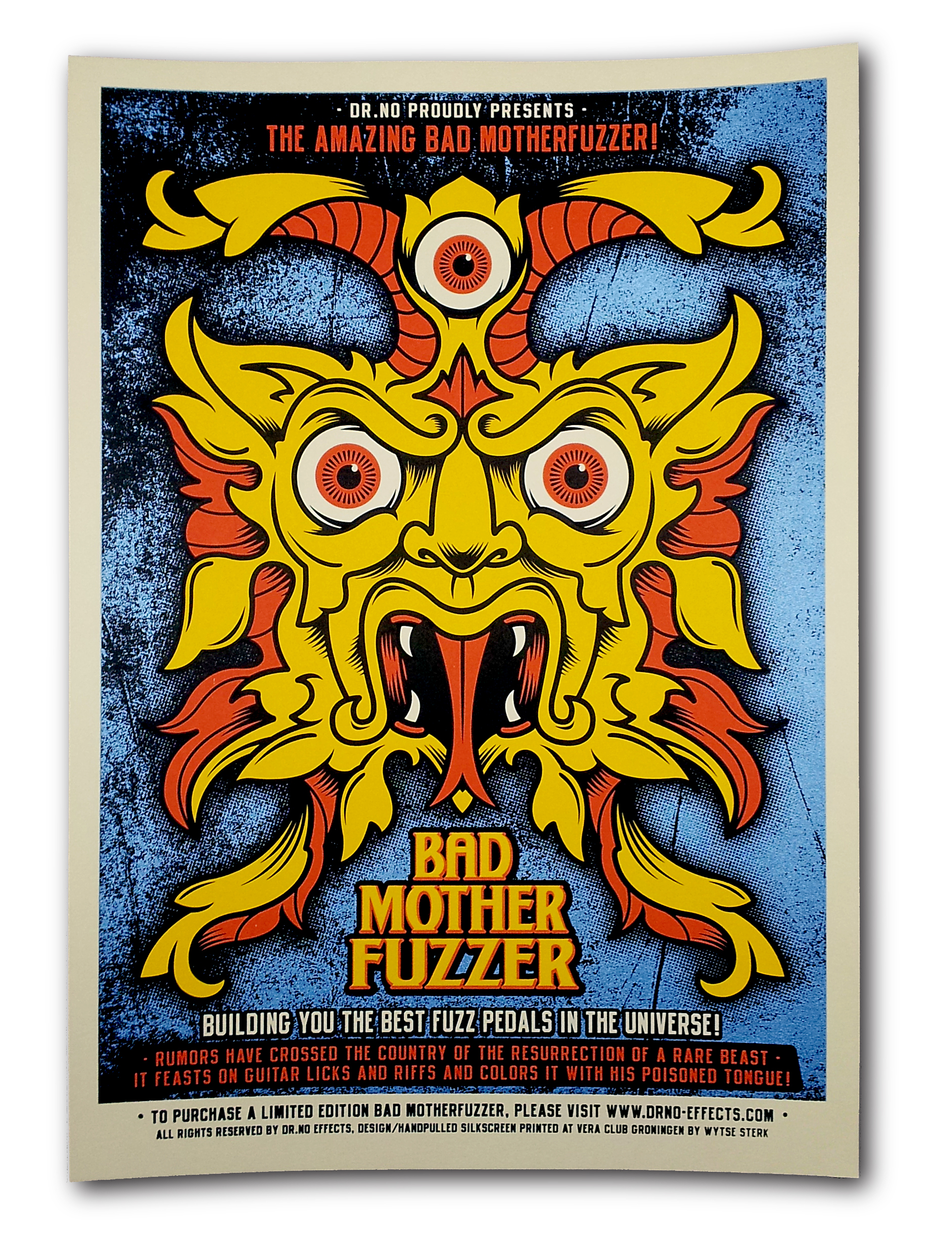 Bad MotherFuzzer Silkscreen Printed Poster